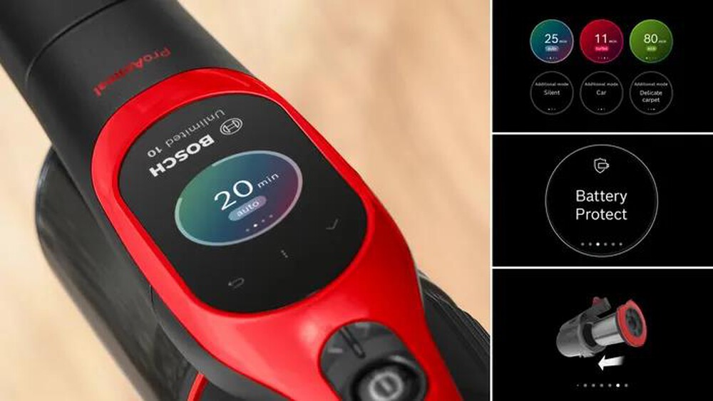 Immagine del prodotto BOSCH - Aspirapolvere ricaricabile BCS1041PET-Black,Red