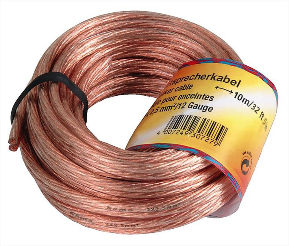 Immagine del prodotto HAMA - 7430728 - MATASSA 2X2.50M 10MT-TRASPARENTE