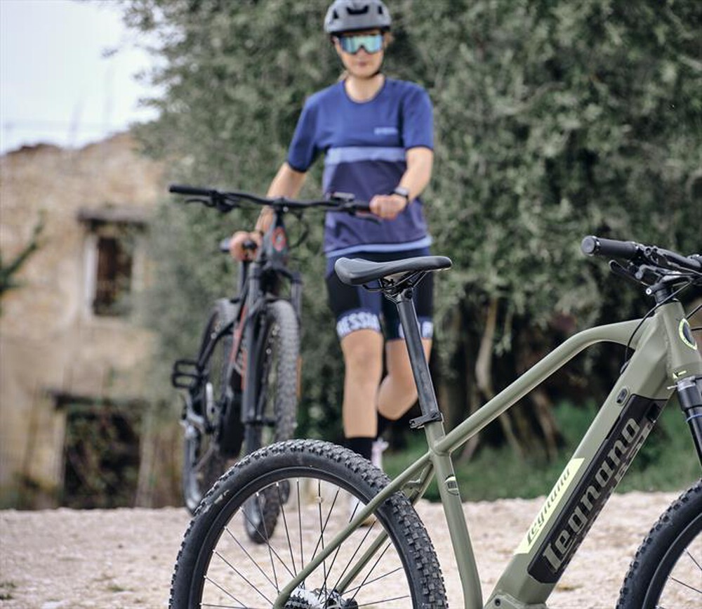 "LEGNANO - E-BIKE MTB FUOCO MARINE TAGLIA 50-Verde"