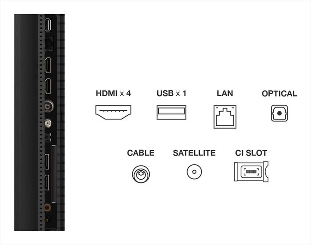Immagine del prodotto TCL - Smart TV MINI LED 50" 50C69K-Metallico