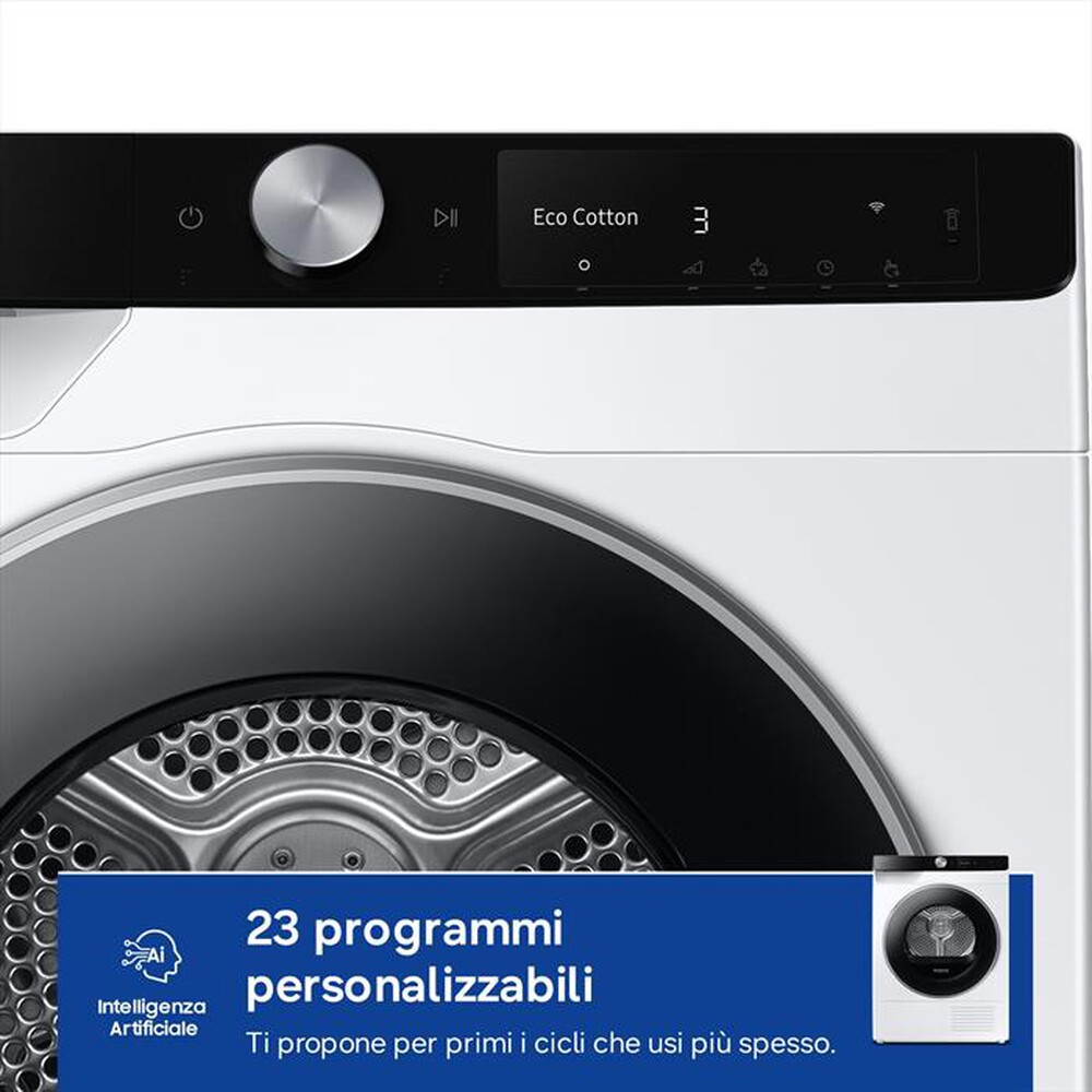 Immagine del prodotto SAMSUNG - Asciugatrice DV90DG6845LKU3 9Kg Classe A-Bianco