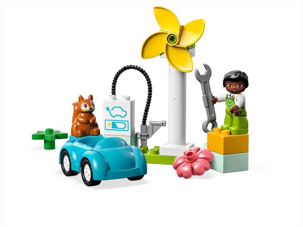 "LEGO - DUPLO Turbina eolica e auto elettrica - 10985"
