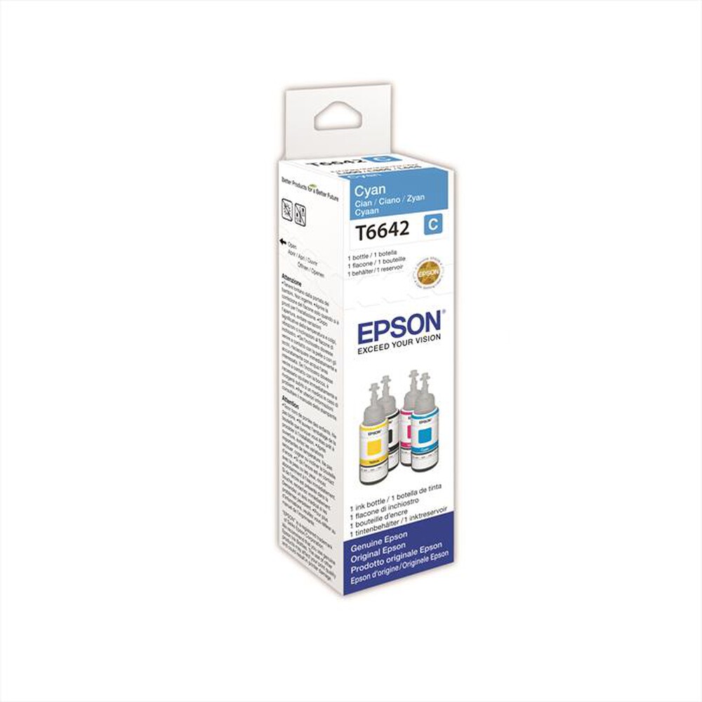 "EPSON - T6642 Cyan ink bottle 70ml - Ciano"