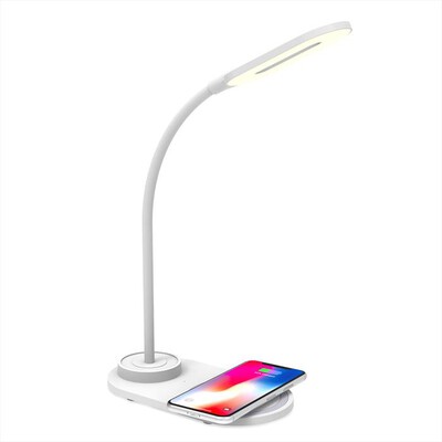 CELLY - WLLIGHTMINIWH - LAMPADA CON BASE CARICA WIRELESS-Bianco