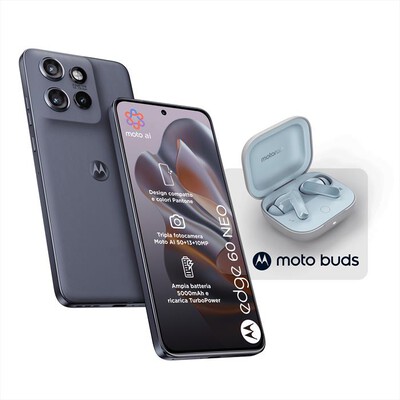 MOTOROLA - Smartphone EDGE 60 NEO + MOTO BUDS-PANTONE Grisaille