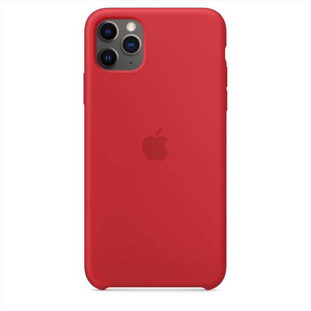 "APPLE - Custodia in silicone per iPhone 11 Pro Max-Rosso"
