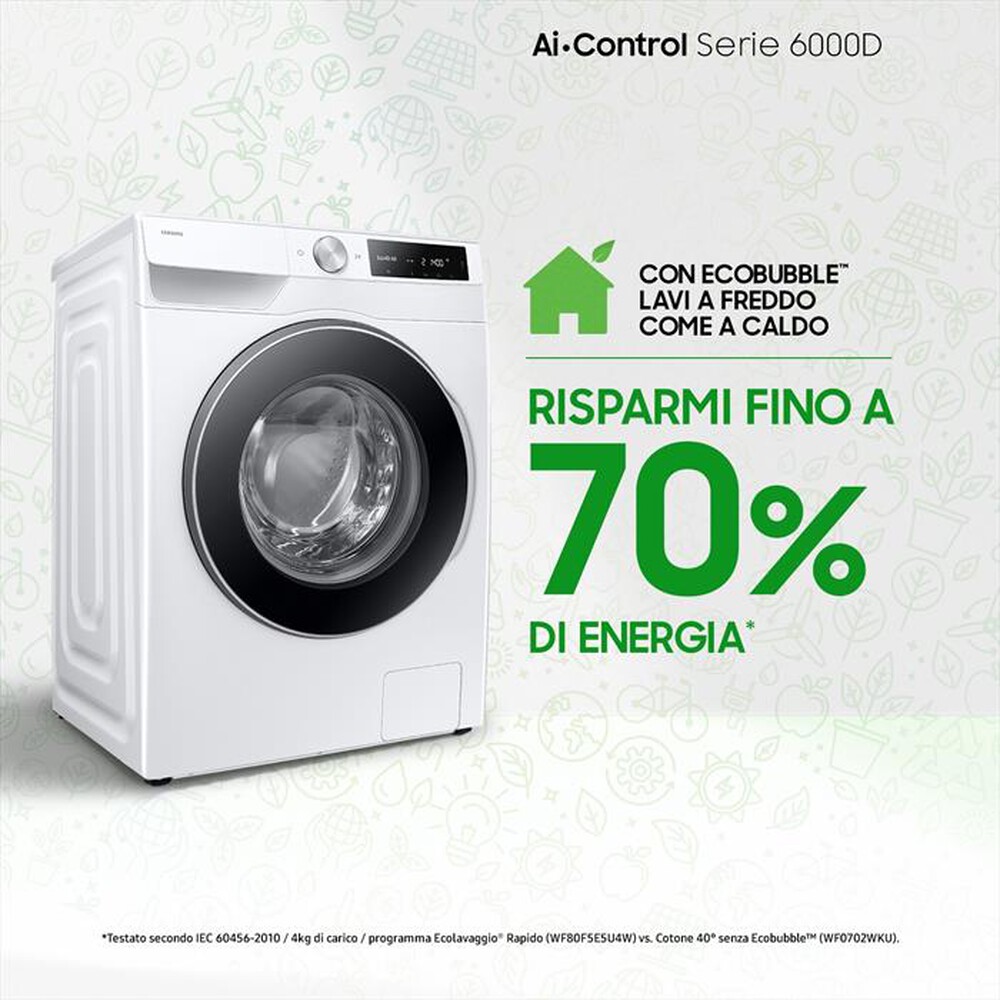 Immagine del prodotto SAMSUNG - Lavatrice WW90DG6U25LEU3 9 Kg Classe A-bianco