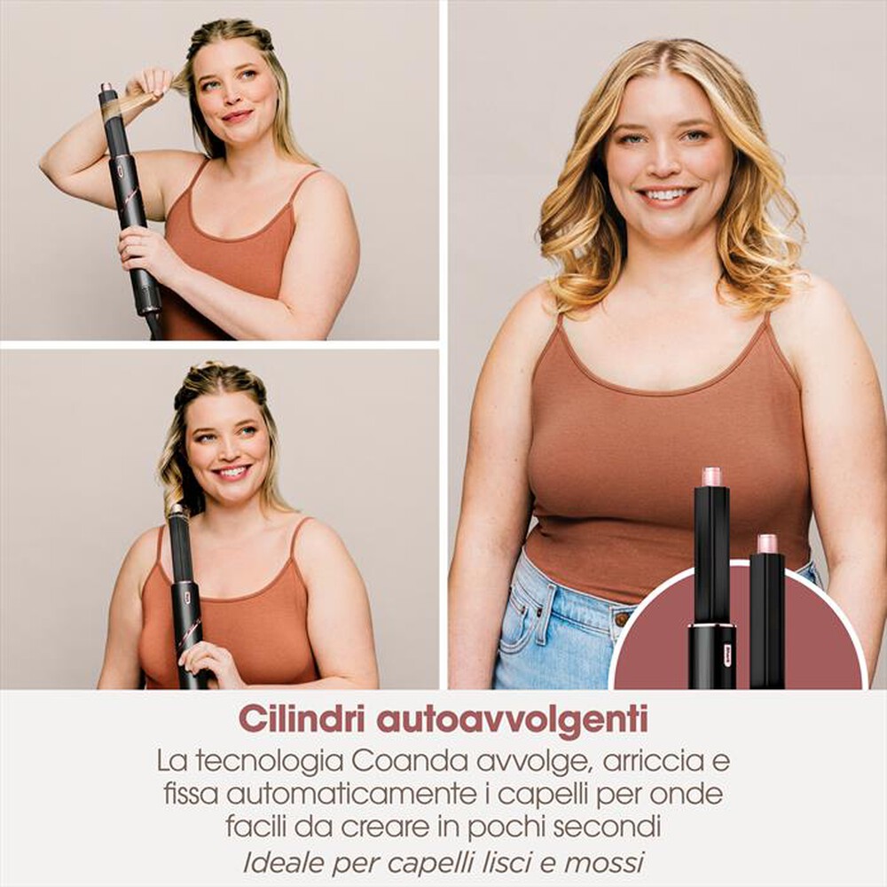 Immagine del prodotto SHARK - Styler e asciugacapelli FLEXSTYLE 3 in 1 HD424EU-nero/oro rosa