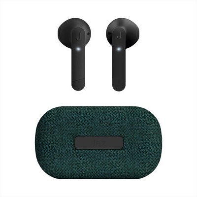 JAZ - Auricolare bluetooth TEJZEARTWSTISSUEBTDG-Nero