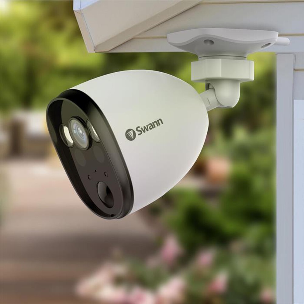 "SWANN - SPOTCAM FULL HD CON LUCE ESTERNO 2 PACK-White"