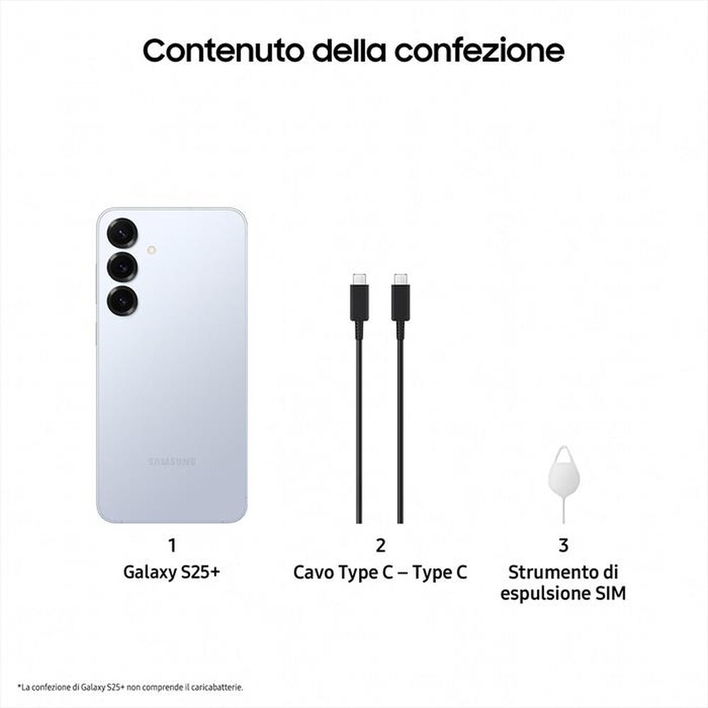 Immagine del prodotto SAMSUNG - Smartphone Galaxy S25+ 256GB-Icy Blue
