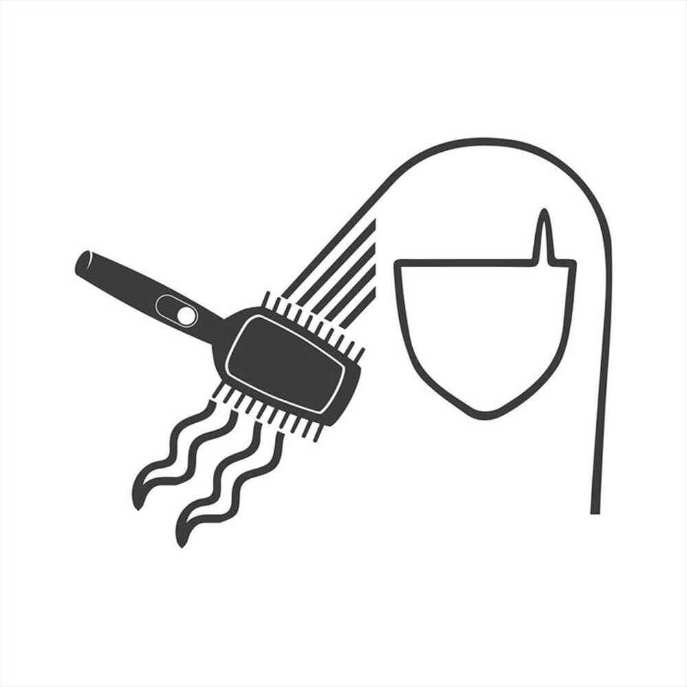 "BELLISSIMA IMETEC - Magic Straight Brush PB5 100-NERO"