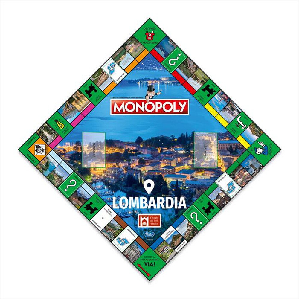 "WINNING MOVES - MONOPOLY - I BORGHI PIÙ BELLI DITALIA - LOMBARDIA"