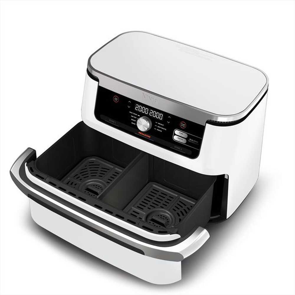 "NINJA - FRIGGITRICE AD ARIA FLEXDRAWER DA 10,4 L-Bianco"