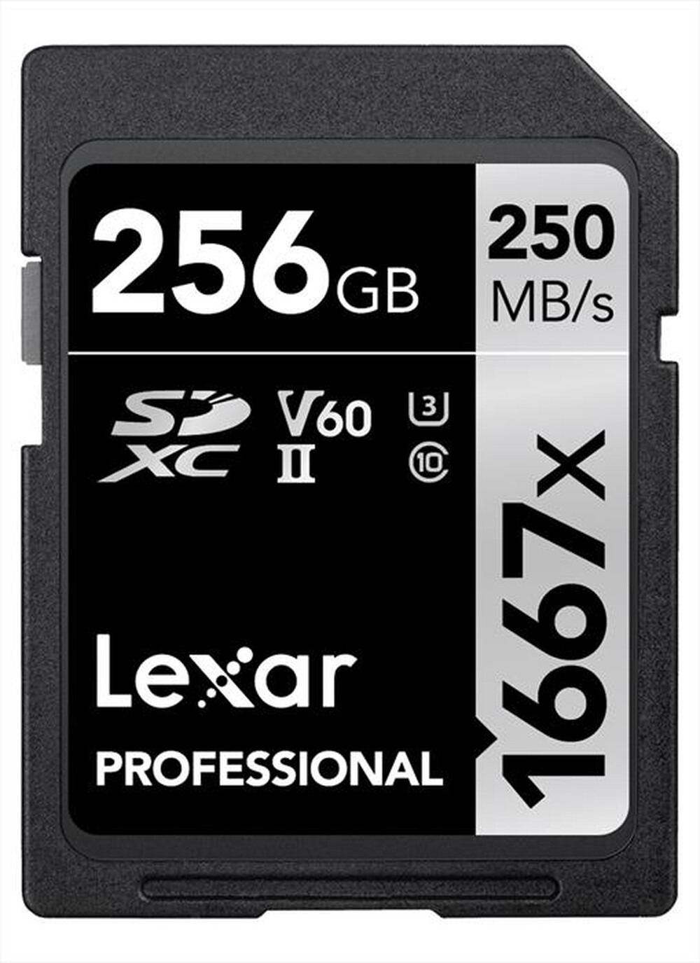 "LEXAR - SDXC PRO 1667X 256 GB-Black"