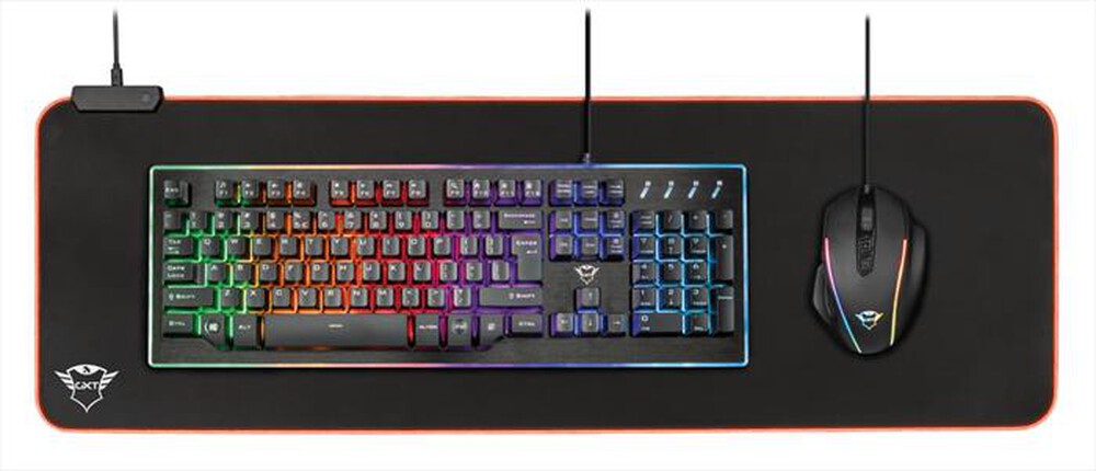 "TRUST - GXT764 GLIDE-FLEX RGB XXL MOUSEPAD-Black RGB"