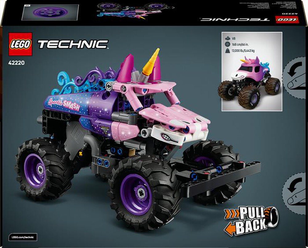 Immagine del prodotto LEGO - TECHNIC Monster Jam Sparkle Smash retrocarica42220
