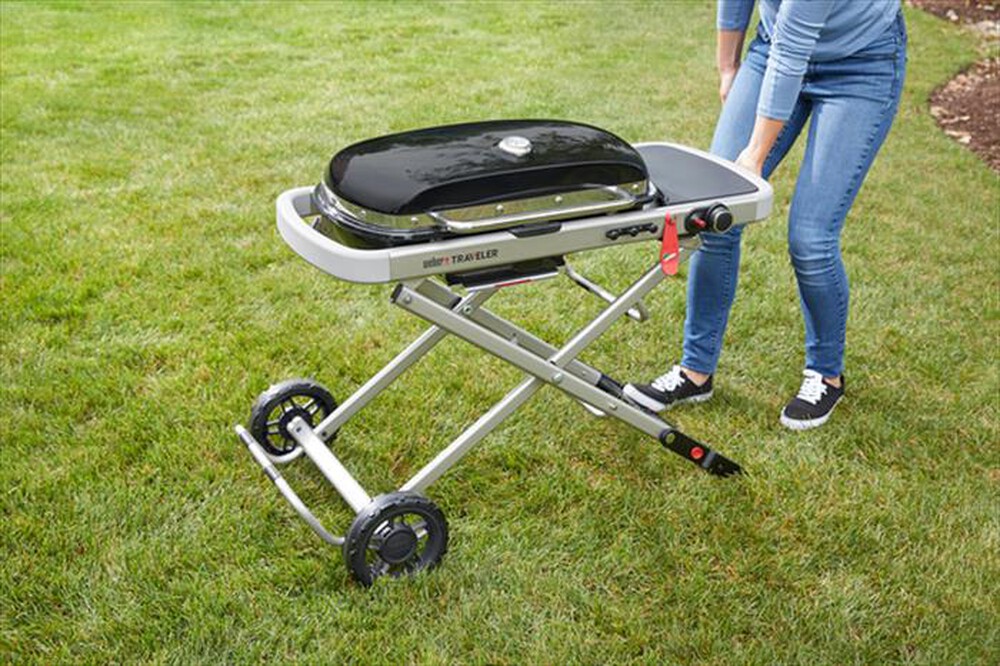 "WEBER - TRAVELER - BARBECUE A GAS PORTATILE"