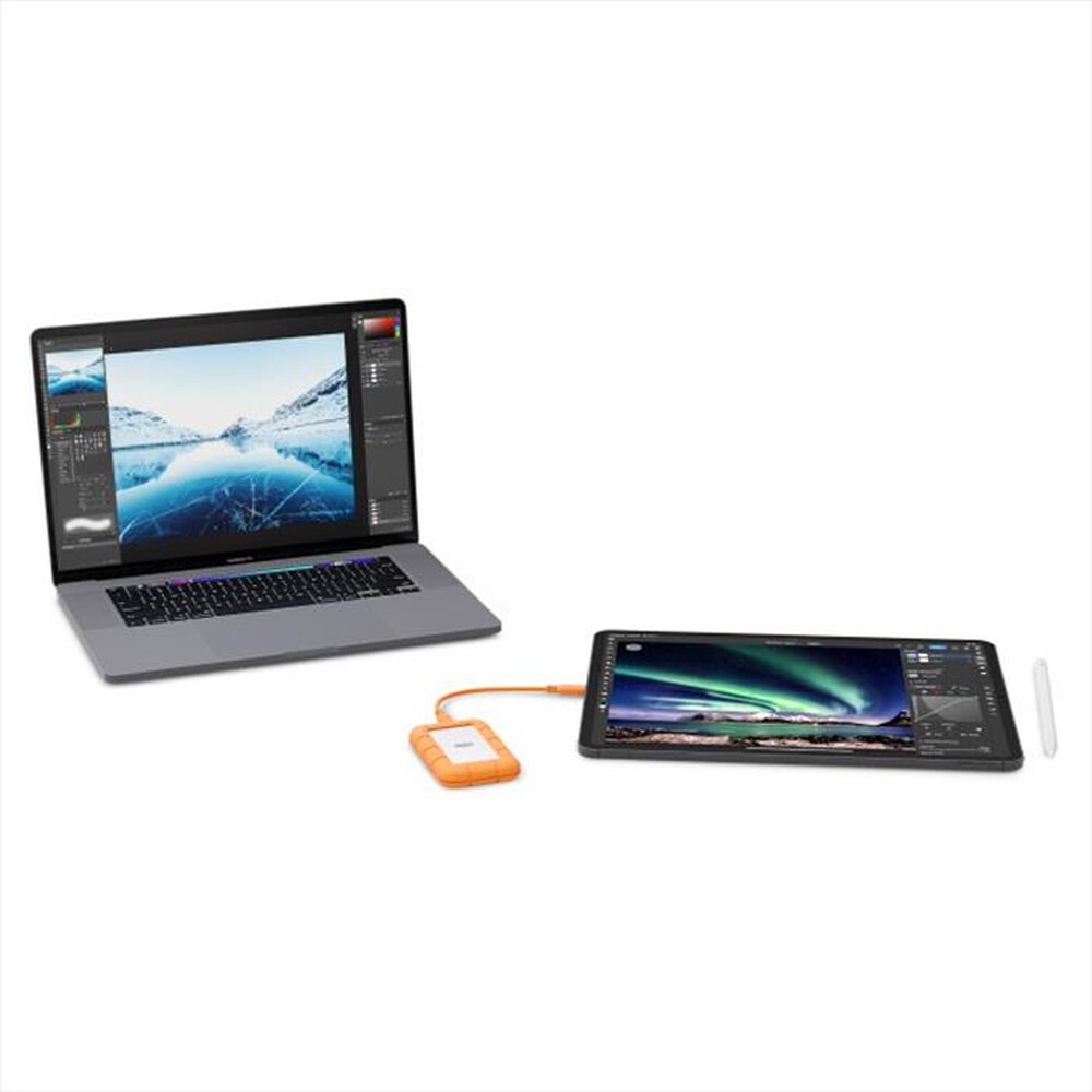 Immagine del prodotto LACIE - 4TB RUGGED USB-C SSD OVO 4-argento