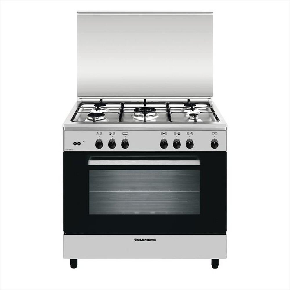 "GLEM GAS - Cucina a gas AN965GI Classe A-inox"