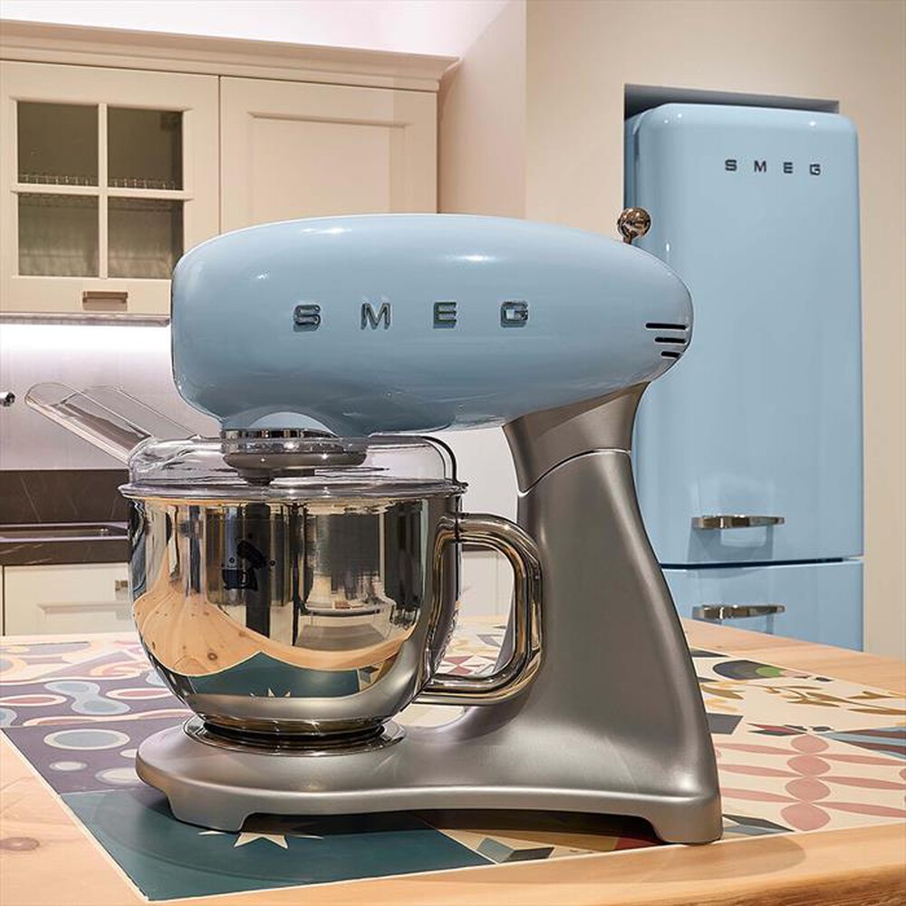 "SMEG - Impastatrice Standard 50's Style – SMF02PBEU-azzurro"