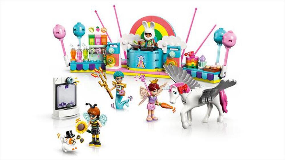 "LEGO - PARTY IN COSTUME CON UNICORNO E FATINA-,"