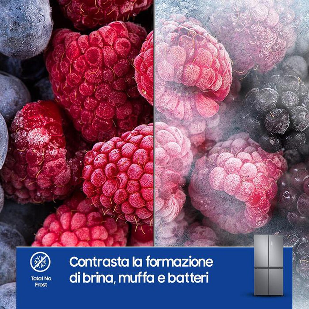 "SAMSUNG - Frigorifero 4 porte RF48A400EM9/EF Classe E 488 lt-INOX"