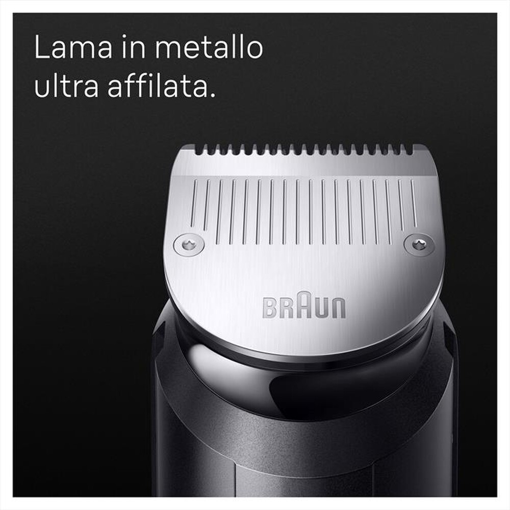 "BRAUN - Regolabarba SERIES 7 MGK7421-Black / Deep Blue"