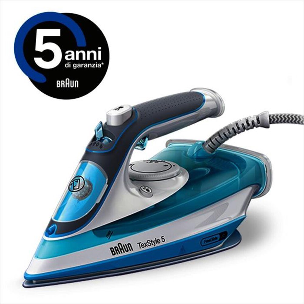 Immagine del prodotto BRAUN - Ferro a vapore New TexStyle 5 SI5006BL-Bianco/Blu