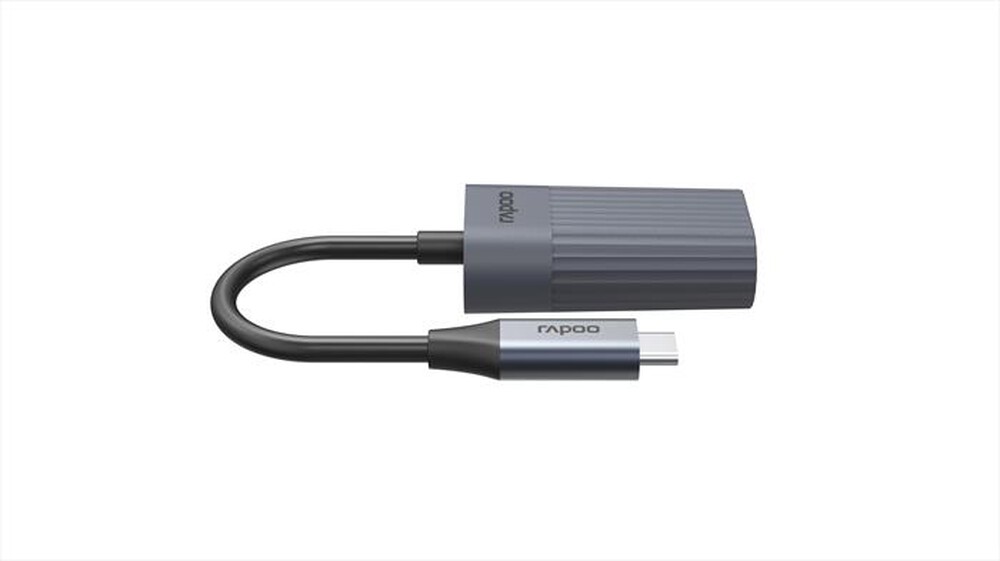 Immagine del prodotto RAPOO - UCA-1016 USB-C to Gigabit LAN Adapter-Gray