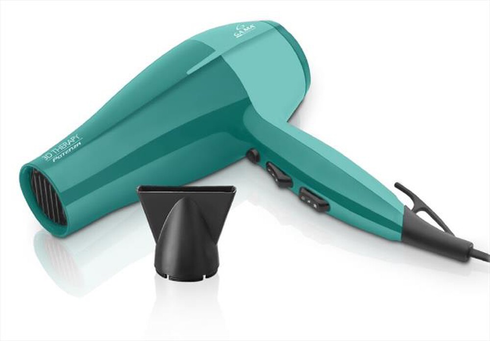 "GA.MA - 3D Therapy Potenza Ion Plus-Verde Acqua"