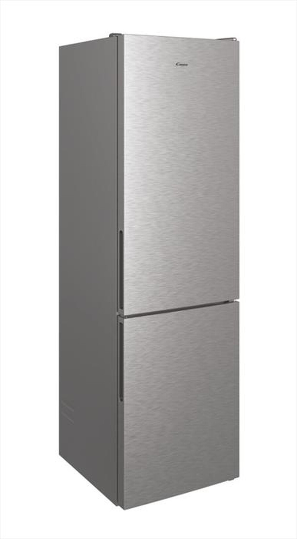 "CANDY - Frigorifero combinato CCE4T620EX Classe E 377 lt-Argento"