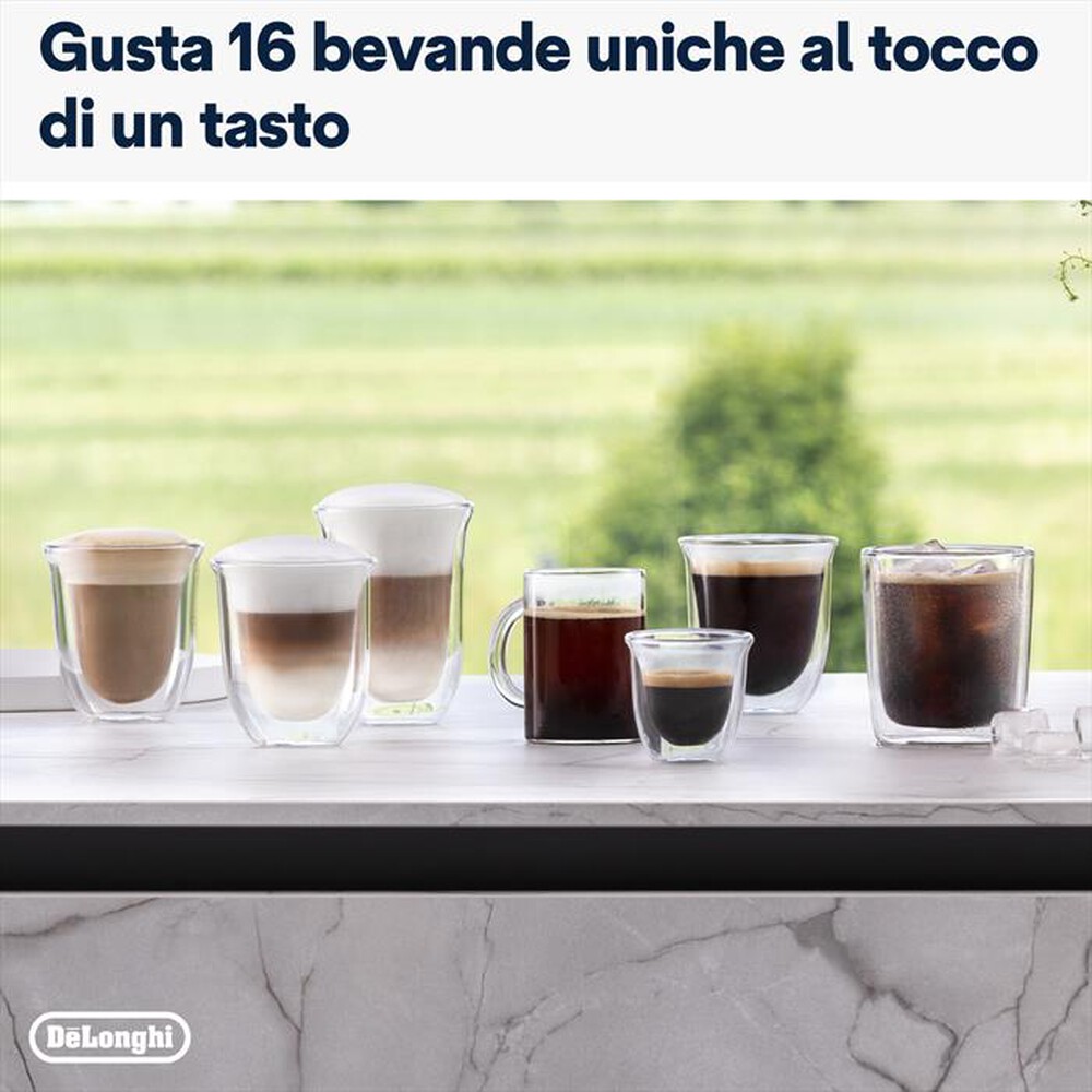 "DE LONGHI - Macchina da caffè automatica RIVELIA EXAM440.55.G-Grigio (pebble grey)"