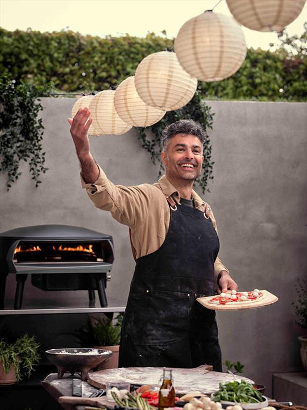 "WITT - Forno pizza da esterno ETNA ROTANTE-Nero"