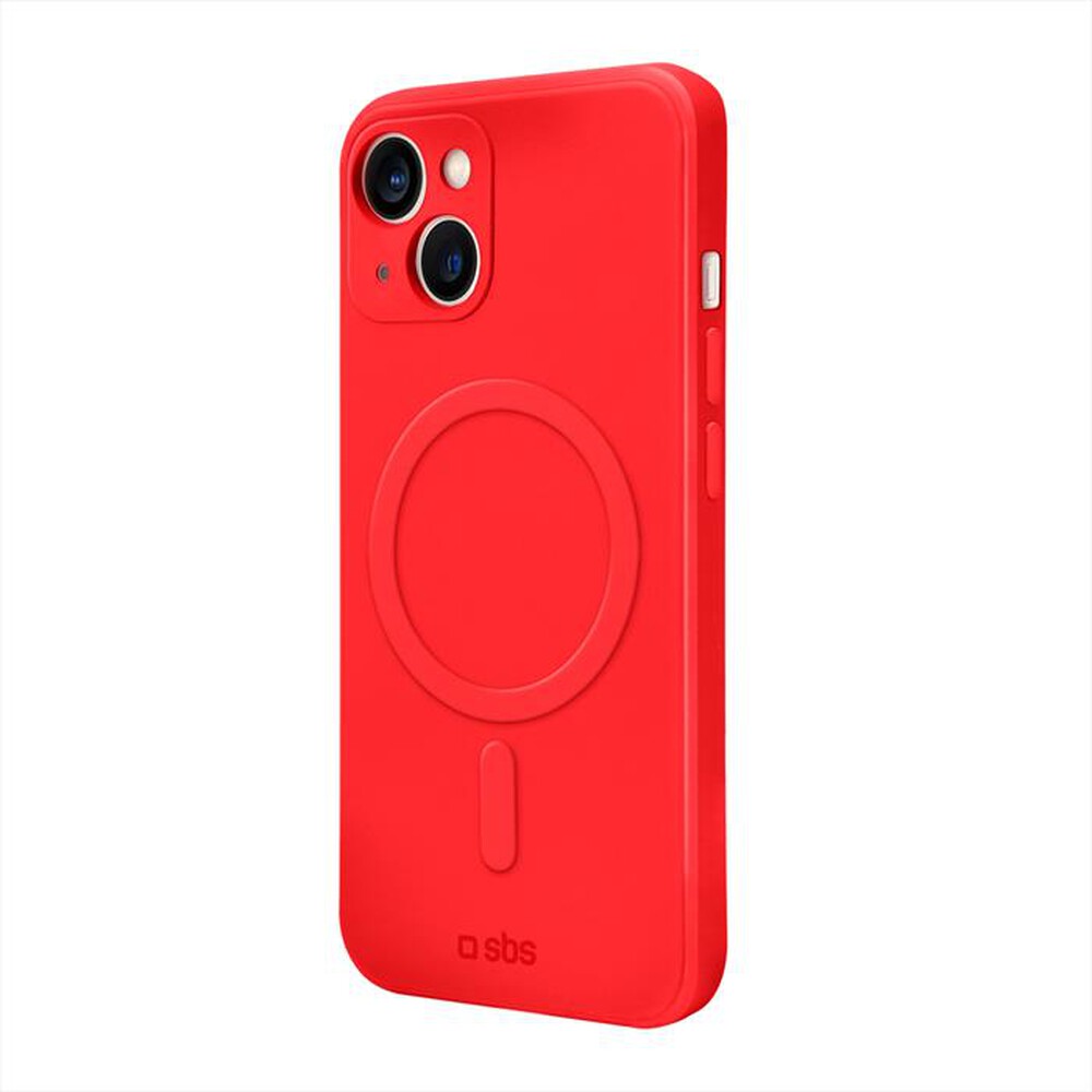 "SBS - Cover magnetica iPhone 13 TEMAGCOVRUBIP1361R-Rosso"