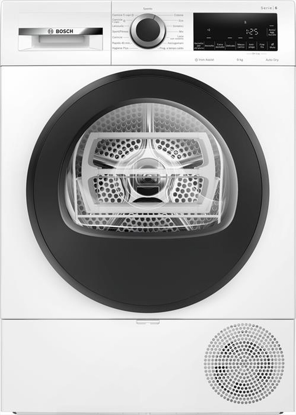 Immagine del prodotto BOSCH - Asciugatrice Serie 6 WQG243C0II 9Kg Classe C-Bianco