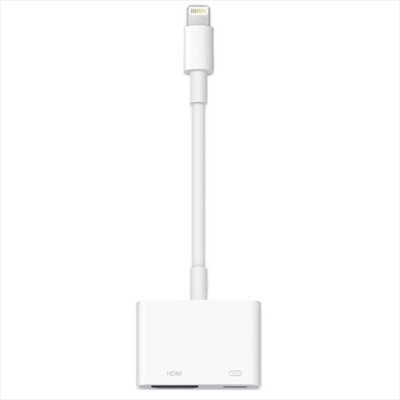 APPLE - Adattatore da Lightning ad AV digitale MD826ZMA-Bianco