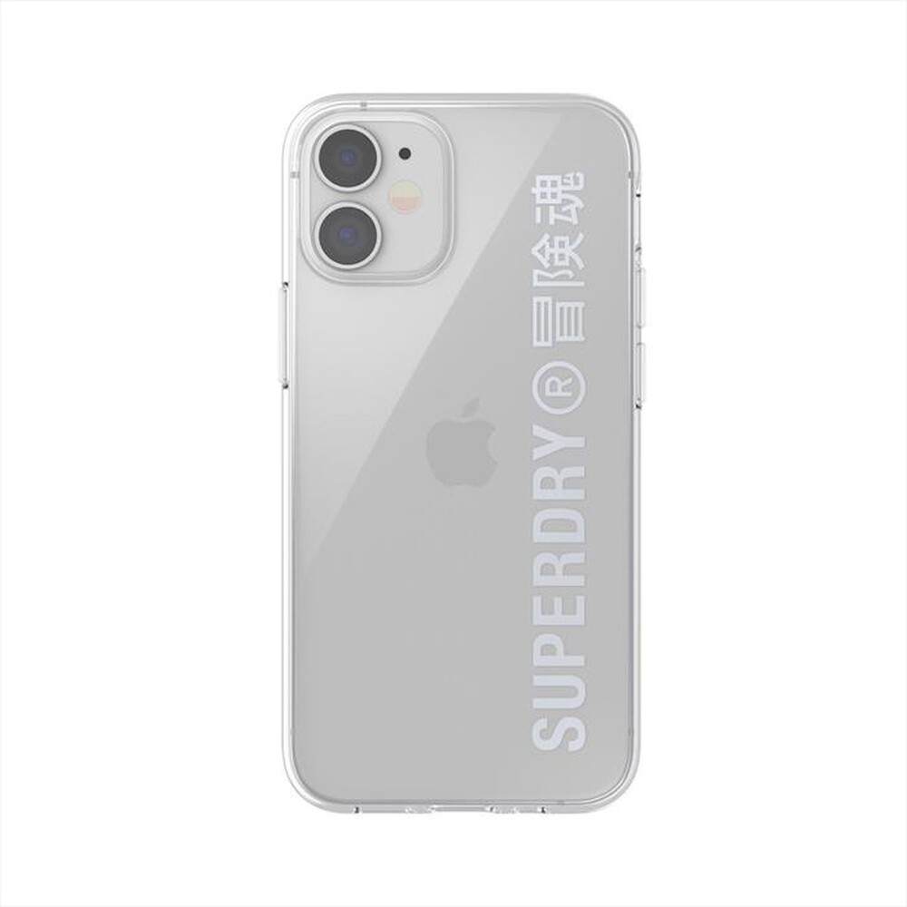 "SUPERDRY - 42590 SUPERDRY COVER IPHONE 12 MINI-TRASPARENTE / TPU e PC"