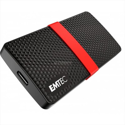 EMTEC - Hard disk esterno ECSSD512GX200-Nero/Rosso