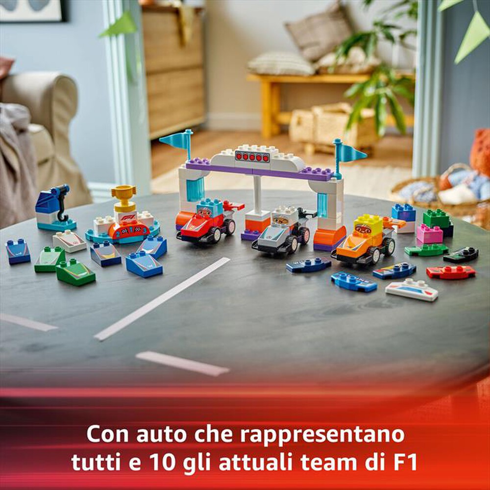 Immagine del prodotto LEGO - DUPLO Town Auto da corsa e piloti Team F1® 10445