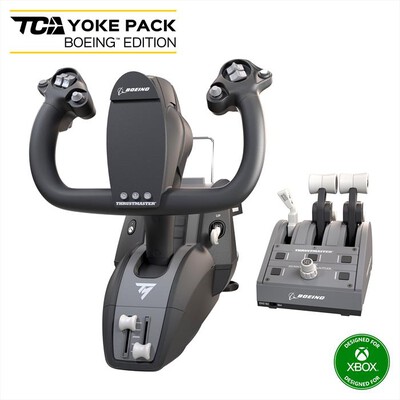 THRUSTMASTER - TCA YOKE PACK BOEING EDITION-Nero