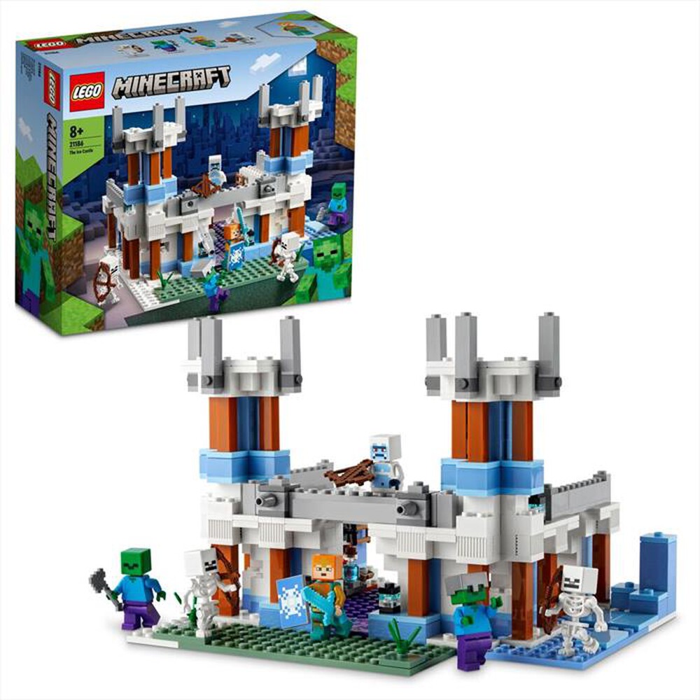 "LEGO - MINECRAT IL CASTELELLO DI GHIACCIO - 21186-Multicolore"