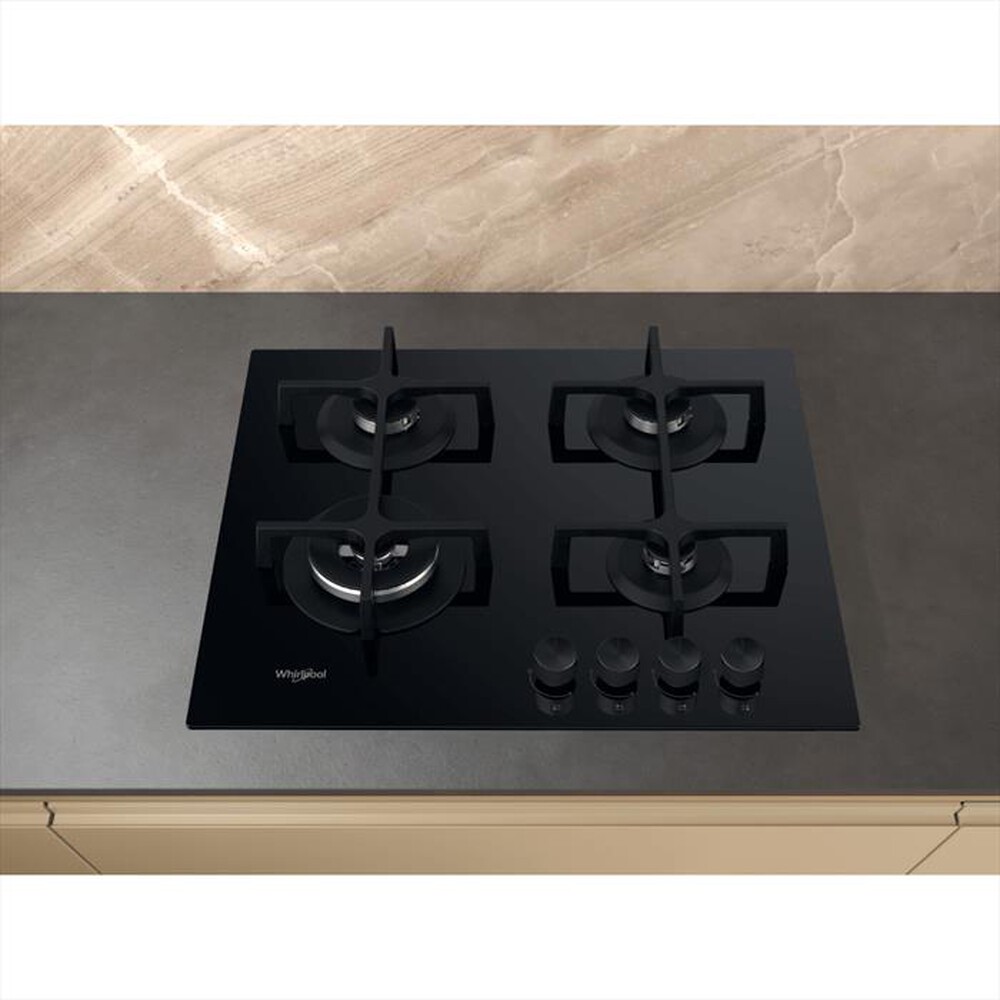 "WHIRLPOOL - Piano cottura a gas GOA 6423/NB1 59 cm-Nero"