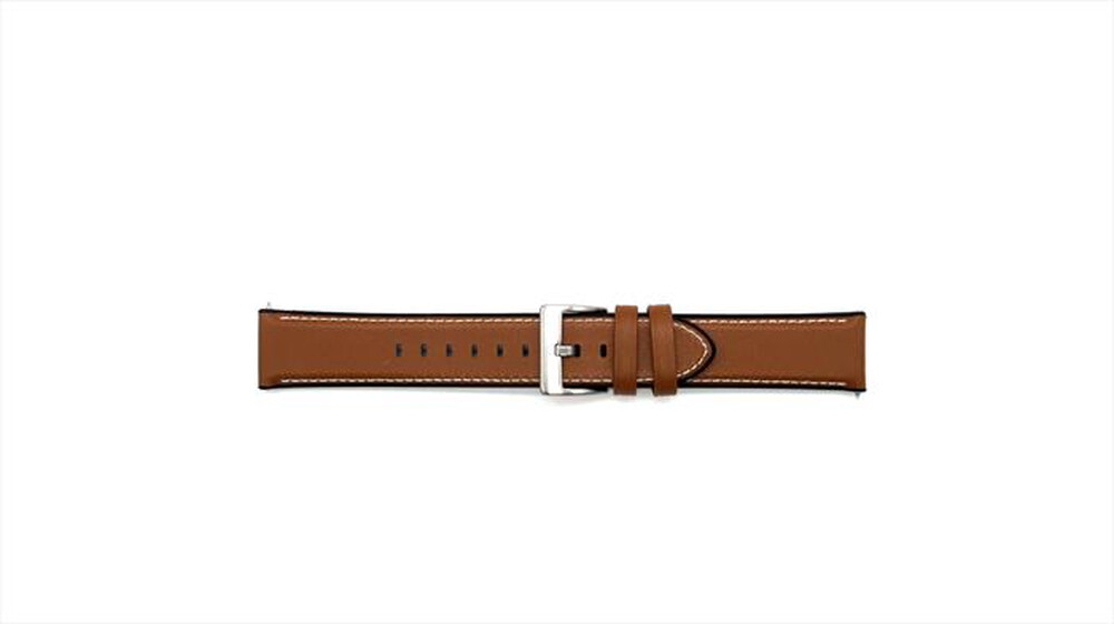 "AAAMAZE - CINTURINO IN PELLE 22 MM MARRONE-Marrone"