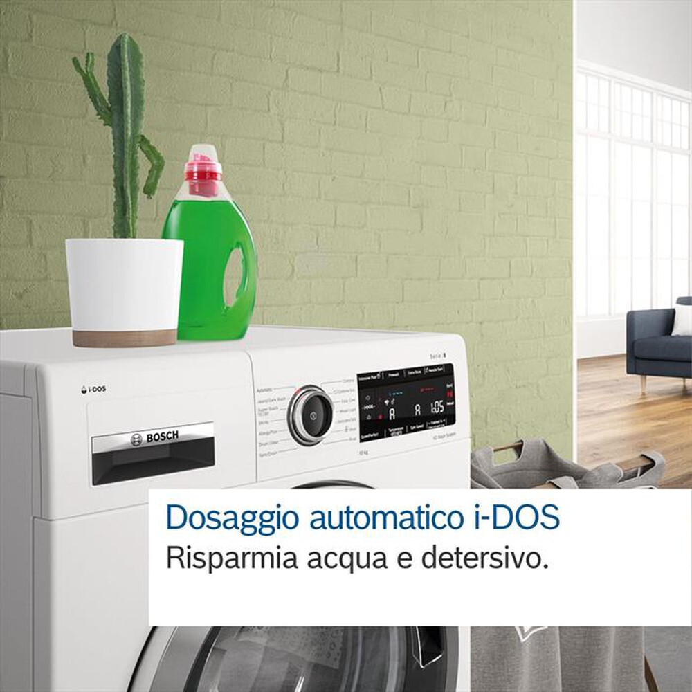 Immagine del prodotto BOSCH - Lavatrice Serie 8 WGB254A1IT 10Kg 1400g/m Classe A-Bianca