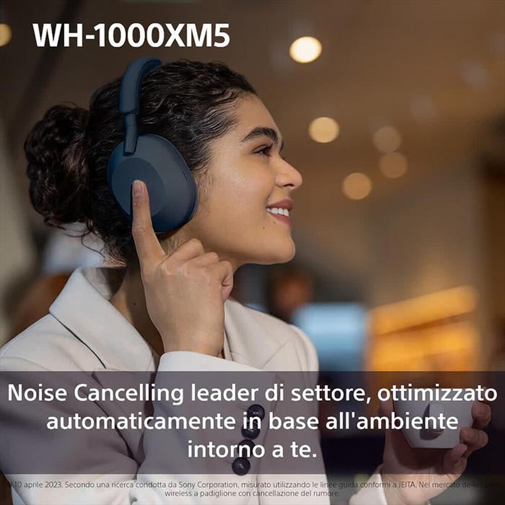 "SONY - Cuffie wireless WH1000XM5B.CE7-Nero"
