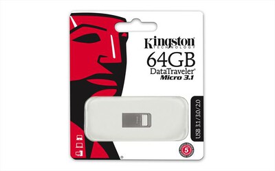 KINGSTON - Memoria 64 GB DTMC3G264GB-SILVER