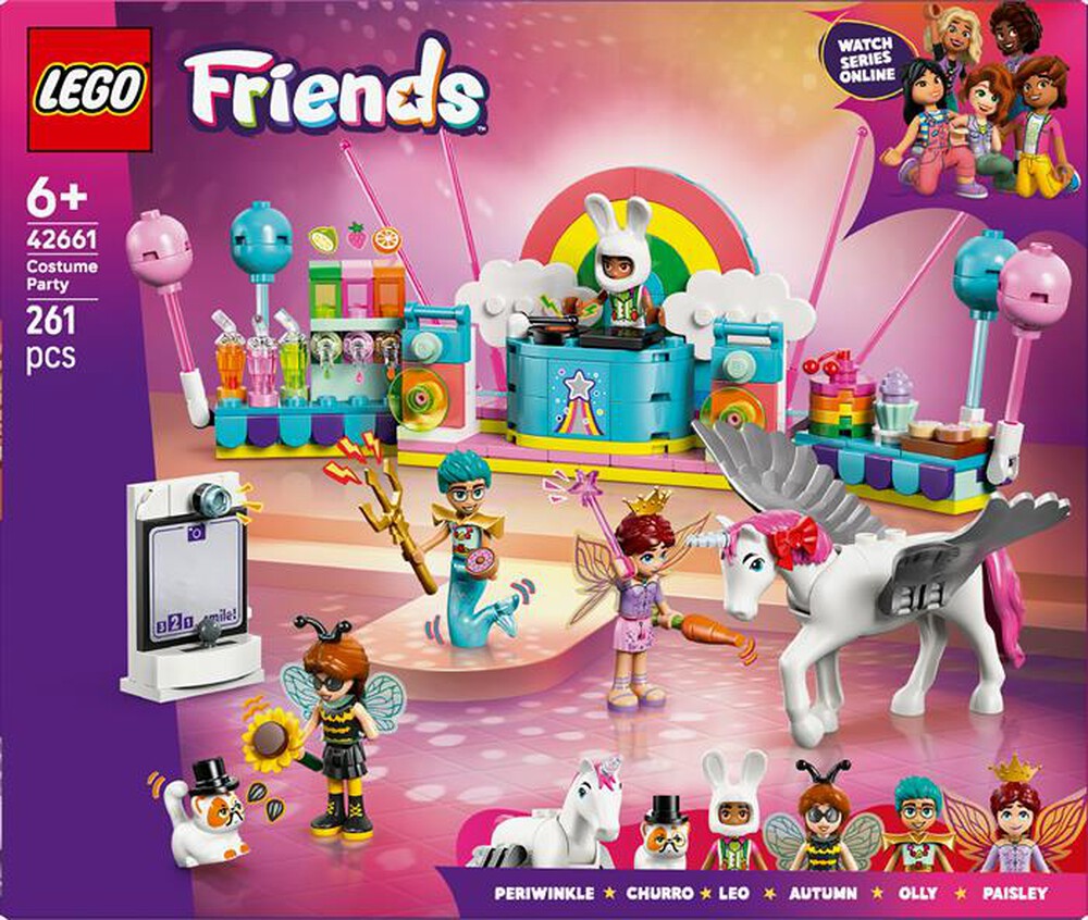"LEGO - PARTY IN COSTUME CON UNICORNO E FATINA-,"