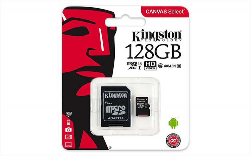 "KINGSTON - SDCS/128GB-black"