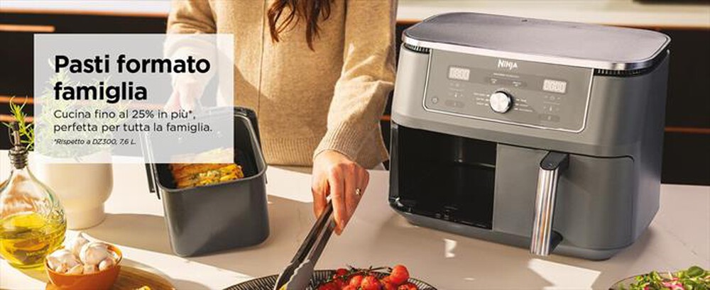 Immagine del prodotto NINJA - Friggitrice ad aria AIR FRYER MAX DUALZONE 6-IN-1-Nero / Alluminio